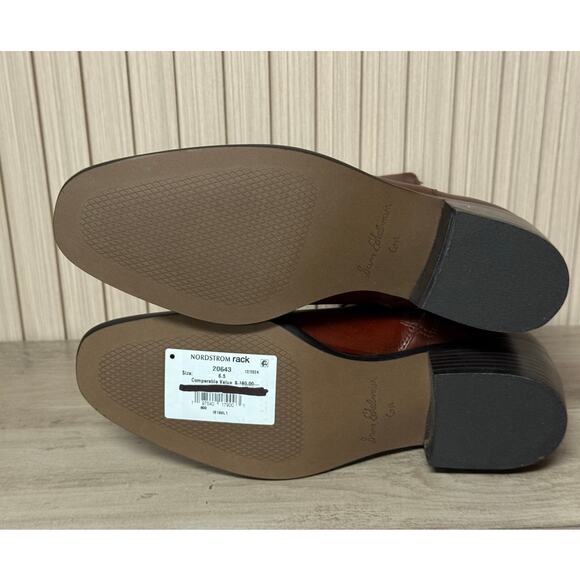 Sam Edelman Brawley Ankle Boots Deep Pecan Leather Women’s Size 6.5M - Picture 10 of 11